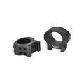 Warne HyperLite 1 Inch Low Scope Rings, Matte Black