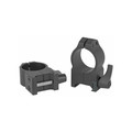 Warne Maxima 1 Inch High Quick Detach Scope Rings, Matte Black