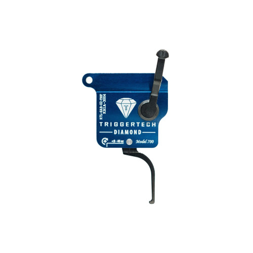 TriggerTech Rough Diamond Flat Trigger for Remington 700 Left-Hand, PVD Black