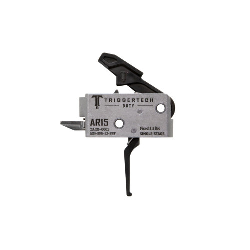 TriggerTech Duty Single-Stage Flat Trigger for AR-15, Black