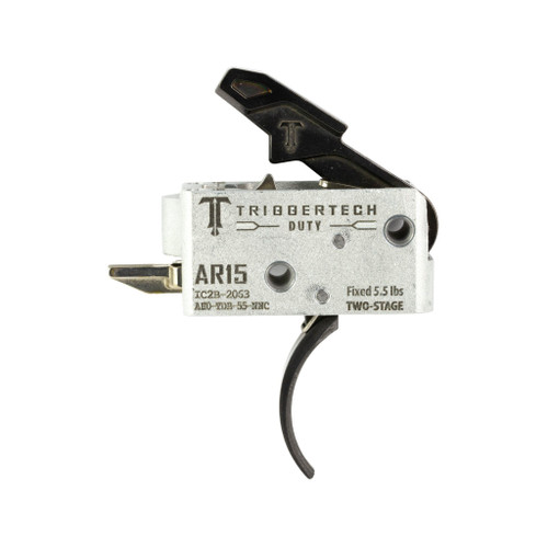 TriggerTech Duty Mil-Spec Two-Stage Curved Trigger for AR-15, Black