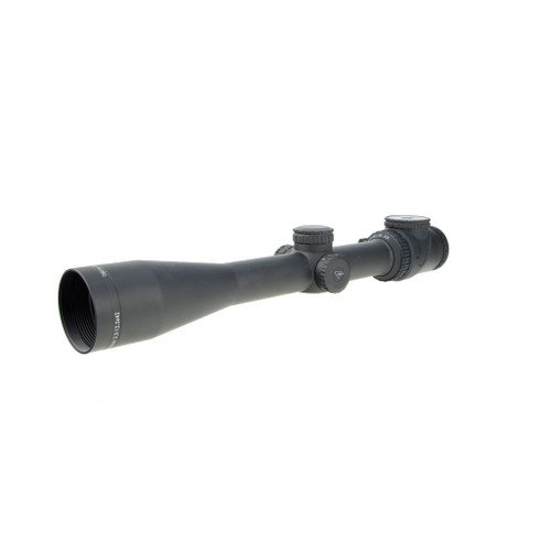 Trijicon AccuPoint 2.5-12.5x42 Rifle Scope Fiber Optic Tritium Red BAC Triangle Post, SKU TR26-C-200105