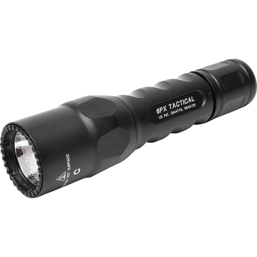 SureFire 6PX Tactical Single-Output LED Flashlight, SKU 6PX-C-BK