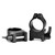 Warne Maxima 1 Inch High Quick Detach Scope Rings, Matte Black - image 3