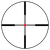 Burris Veracity 3-15x44 Rifle Scope Fiber Dot Plex, Fiber Dot Plex reticle diagram