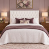 Venazza upholstered bedhead, front view