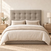 Sicily upholstered bedhead, front view