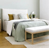 Assisi bedhead with French seam