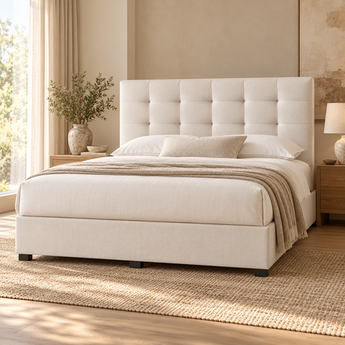 Sicily Ensemble Base in ivory upholstery — lifestyle colour illustration