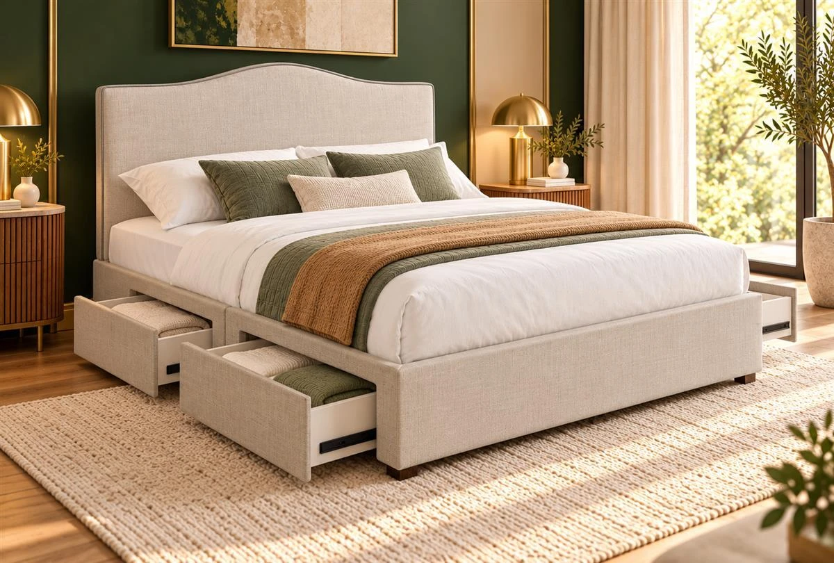 Drawer Storage Bed Base
