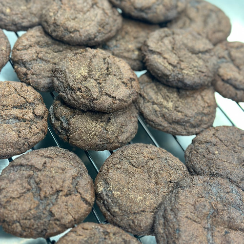 Indulge in espresso-kissed gingerbread cookies with crisp edges, soft centers, and the rich decadence of a holiday latte in every bite. Indulge in espresso-kissed gingerbread cookies with crisp edges, soft centers, and the rich decadence of a holiday latte in every bite.