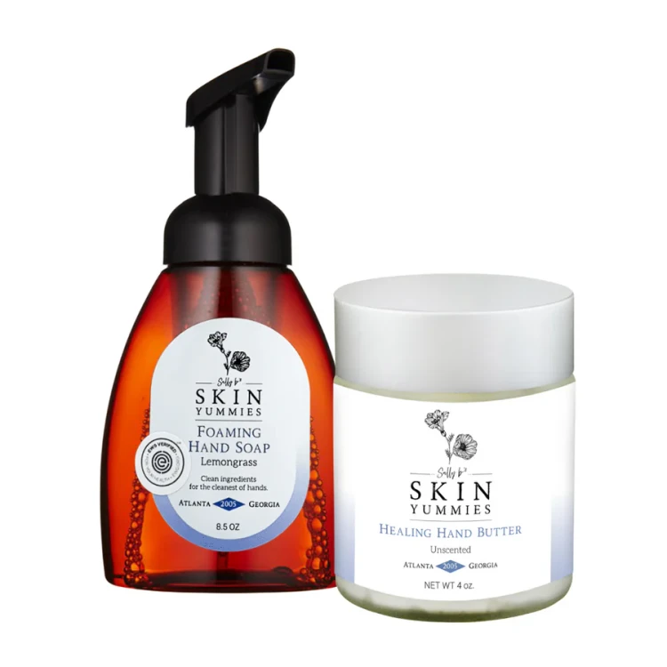 Happy Hands Collection - Hand Soap Lemongrass and Unscented Healing Hand Butter