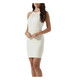Del Mar Mini Dress - Off White/ cream