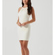 Del Mar Mini Dress - Off White/ cream