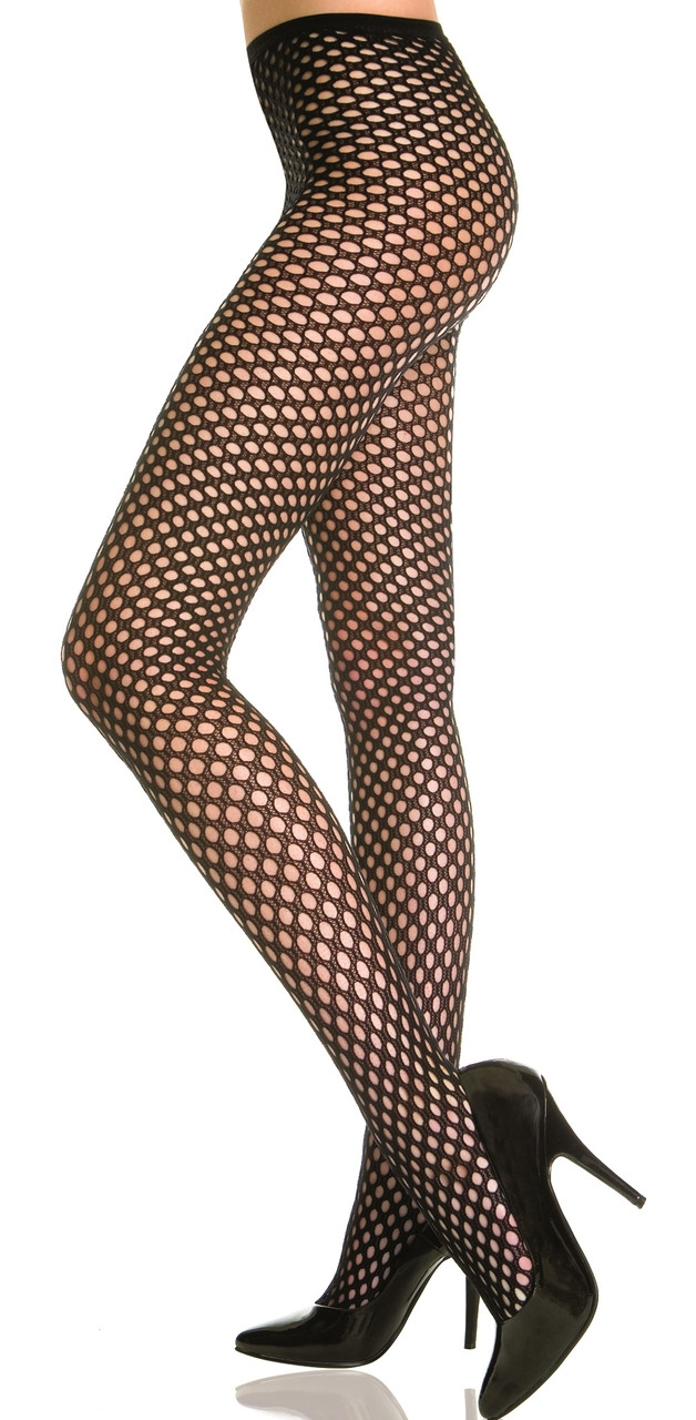 Leg Avenue fishnet pantyhose, style 9001A, color neon pink, One