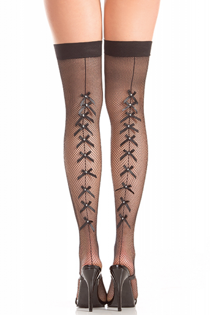 Back Seam Thigh Highs