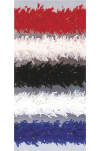70 Gram Chandelle Feather Boa with Gold Tinsel