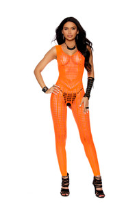 Crochet Net Footless Bodystocking Crochet Net Footless Bodystocking