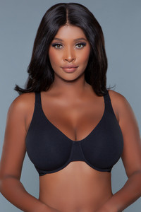 Seamless Underwire Stretch Cotton Bra