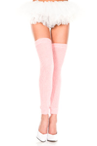 Acrylic Thigh High Leg Warmers