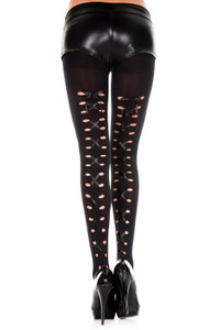 Back Lace Up Opaque Pantyhose Back Lace Up Opaque Pantyhose