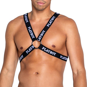 Playboy Men's Dark Room Harness Playboy Men's Dark Room Harness