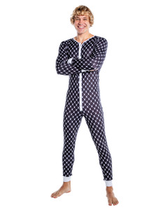 Men's Playboy Bunny Cozy Lounge Union Suit Men's Playboy Bunny Cozy Lounge Union Suit