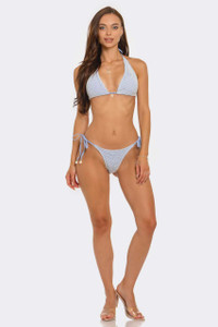 Seashell Crochet Net Cheeky Bikini Set