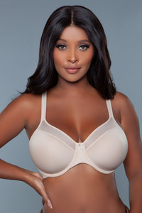 Nude Full Coverage Underwire Side Support Bra