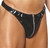 Vinyl Zipper Thong