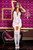 Lacy Mini Dress with Suspender Thigh Highs