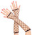 Fingerless Diamond Net Gloves