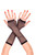 Diamond Net Fingerless Gloves