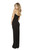 Strapless Gown with Front Cutouts