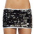 Two-Tone Sequined Mini Skirt