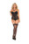 Lace Up Bustier with Garters and G-String Lace Up Bustier with Garters and G-String