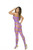 Purple Strappy Bodystocking