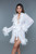 Short Chandelle Feather Robe Short Chandelle Feather Robe