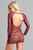 Backless Lace Long Sleeve Mini Dress Backless Lace Long Sleeve Mini Dress