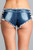 Micro Lace Up Sides Cut Off Jean Shorts Micro Lace Up Sides Cut Off Jean Shorts