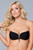 Strapless Microfiber Adhesive Lace Up Bra