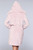 Plush Fleece Hooded Short Robe