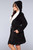 Plush Fleece Hooded Short Robe