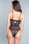 Floral Lace Underwired Strappy Teddy Floral Lace Underwired Strappy Teddy