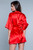 Short Sleeve Satin Robe
