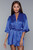 Short Sleeve Satin Robe