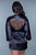 Satin and Lace Heart Short Robe