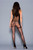 Strapless Sheer Opaque Crotchless Bodystocking