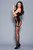 Strapless Sheer Opaque Crotchless Bodystocking