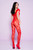 Off the Shoulder Ruffle Bow Lace Bodystocking